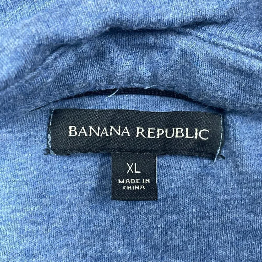 Banana Republic Mens Blue Polo Shirt Size XL Cotton Casual a1154